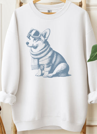 Corgi Winter Sport Sweatshirt