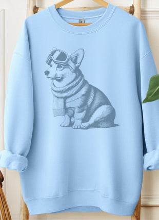 Corgi Winter Sport Sweatshirt