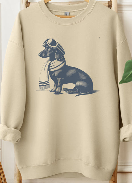Dachshund Winter Sport Sweatshirt