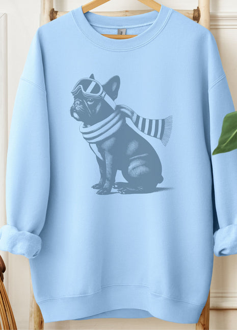 Frenchie Winter Sport Sweatshirt