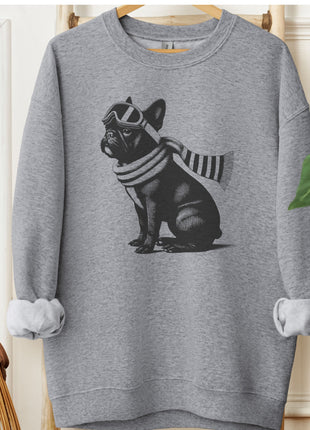 Frenchie Winter Sport Sweatshirt