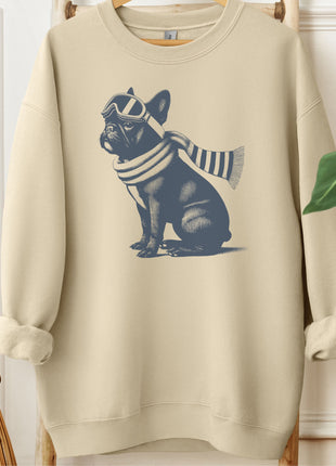 Frenchie Winter Sport Sweatshirt