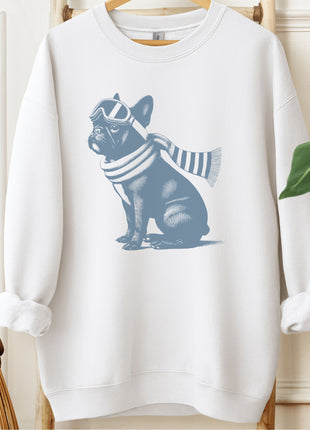 Frenchie Winter Sport Sweatshirt