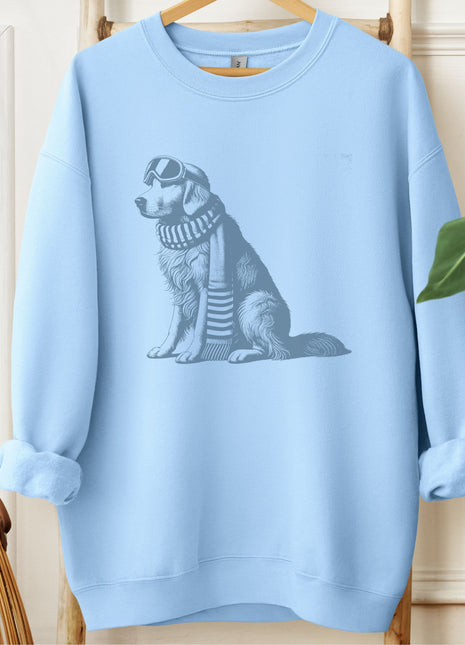 Golden Retriever Winter Sport Sweatshirt