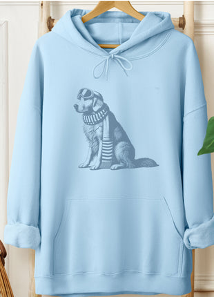 Golden Retriever Winter Sport Hoodie