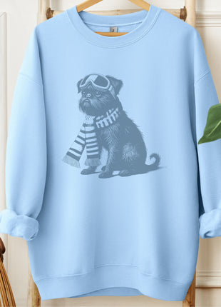 Brussels Griffon Griff Winter Sport Sweatshirt