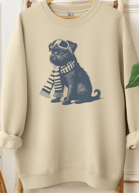 Brussels Griffon Griff Winter Sport Sweatshirt