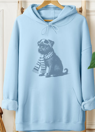 Brussels Griffon Griff Winter Sport Hoodie