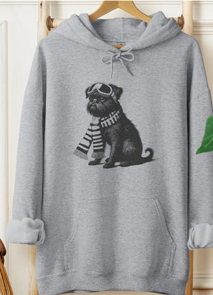 Brussels Griffon Griff Winter Sport Hoodie