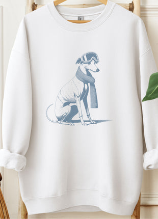 Italian Greyhound Whippet Iggy Winter Sport Sweatshirt