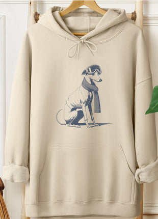 Italian Greyhound Whippet Iggy Winter Sport Hoodie