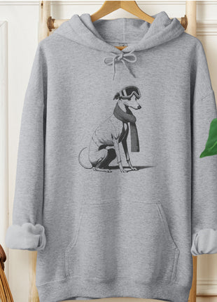 Italian Greyhound Whippet Iggy Winter Sport Hoodie