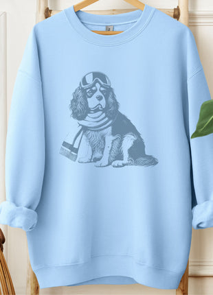 Cavalier King Charles Spaniel Winter Sport Sweatshirt