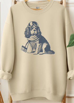 Cavalier King Charles Spaniel Winter Sport Sweatshirt