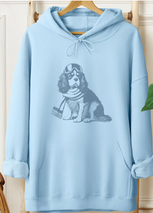 Cavalier King Charles Spaniel Winter Sport Hoodie