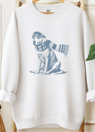 Labrador Retriever Winter Sport Sweatshirt