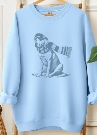 Labrador Retriever Winter Sport Sweatshirt