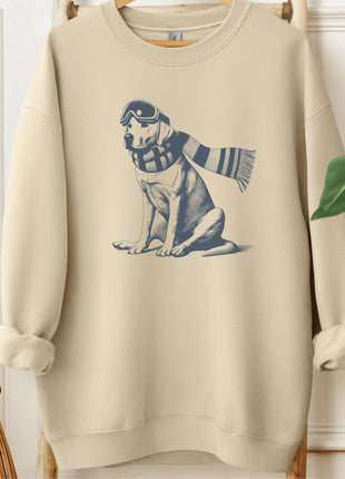 Labrador Retriever Winter Sport Sweatshirt