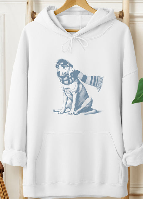 Labrador Retriever Winter Sport Hoodie