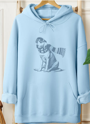 Labrador Retriever Winter Sport Hoodie