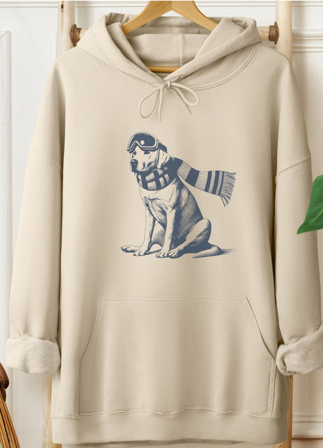 Labrador Retriever Winter Sport Hoodie