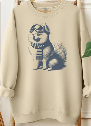 Pomeranian Winter Sport Sweatshirt