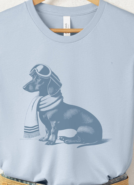 Weenie Dachshund Winter Sport T-Shirt