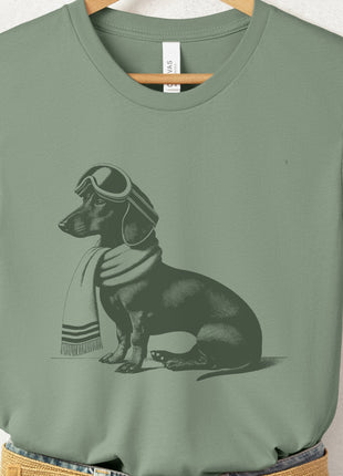 Weenie Dachshund Winter Sport T-Shirt