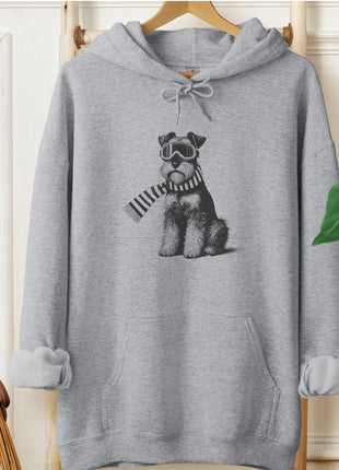 Schnauzer Winter Sport Hoodie