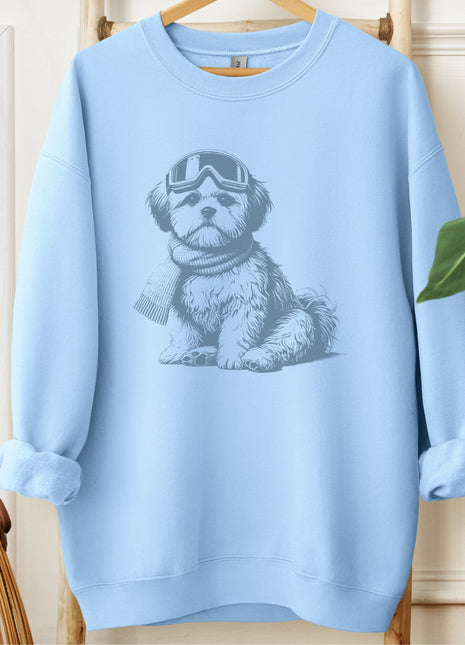Shih Tzu Winter Sport Sweatshirt