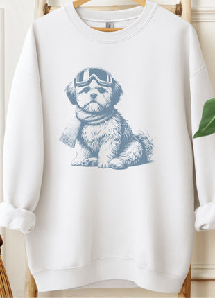 Shih Tzu Winter Sport Sweatshirt