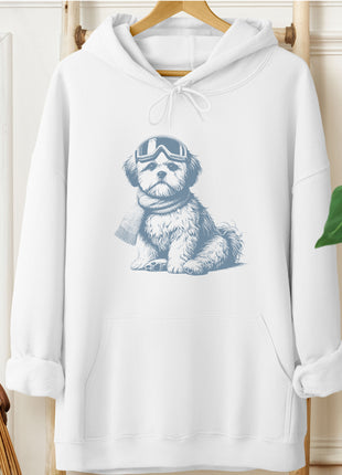 Shih Tzu Winter Sport Hoodie