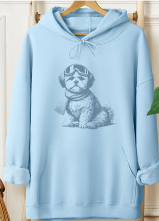 Shih Tzu Winter Sport Hoodie
