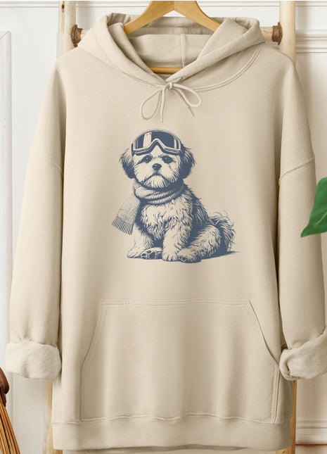 Shih Tzu Winter Sport Hoodie