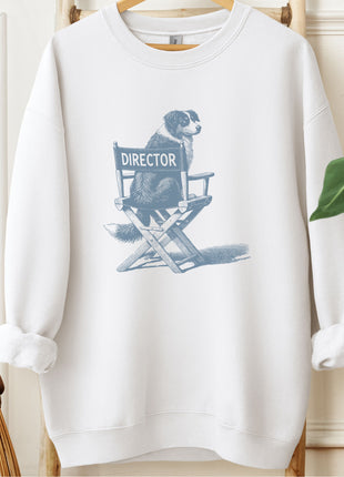 Australian Shepherd Aussie Director Chair Sweatshirt