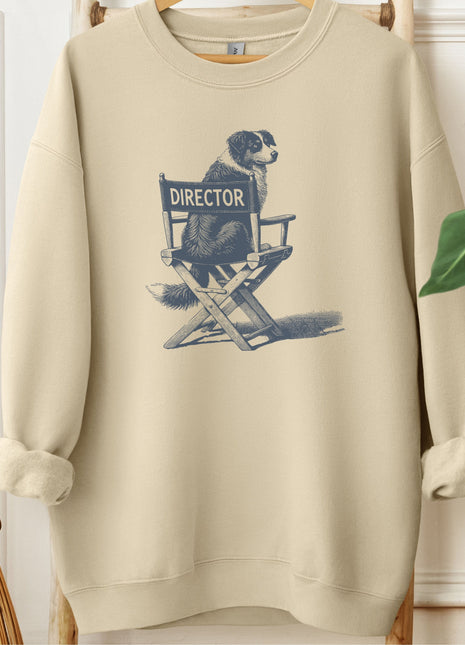 Australian Shepherd Aussie Director Chair Sweatshirt