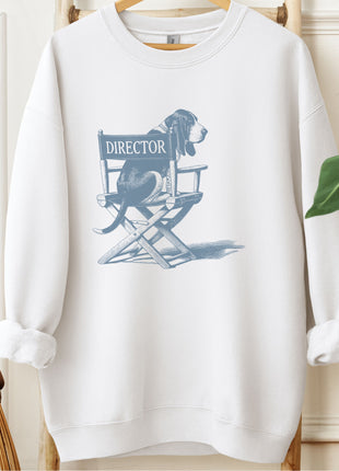 Basset Hound Director Chair Sweatshirt