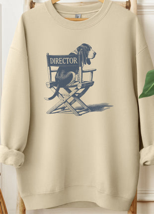 Basset Hound Director Chair Sweatshirt