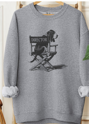 Basset Hound Director Chair Sweatshirt