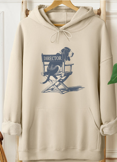 Basset Hound Director's Chair Hoodie
