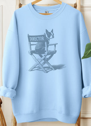 Boston Terrier Director Chair Sweatshirt