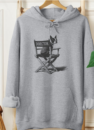 Boston Terrier Director's Chair Hoodie