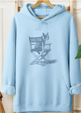 Boston Terrier Director's Chair Hoodie