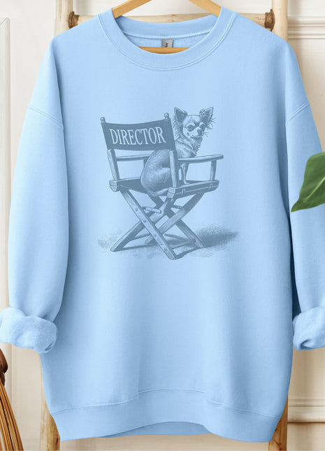 Chihuahua Director Chair Sweatshirt