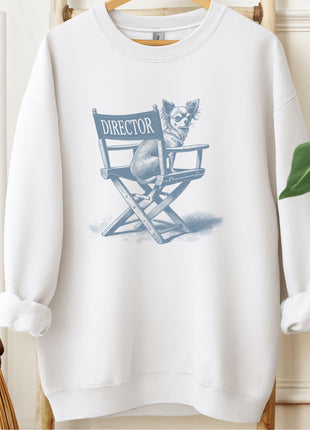 Chihuahua Director Chair Sweatshirt