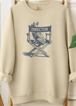 Corgi Director Chair Sweatshirt