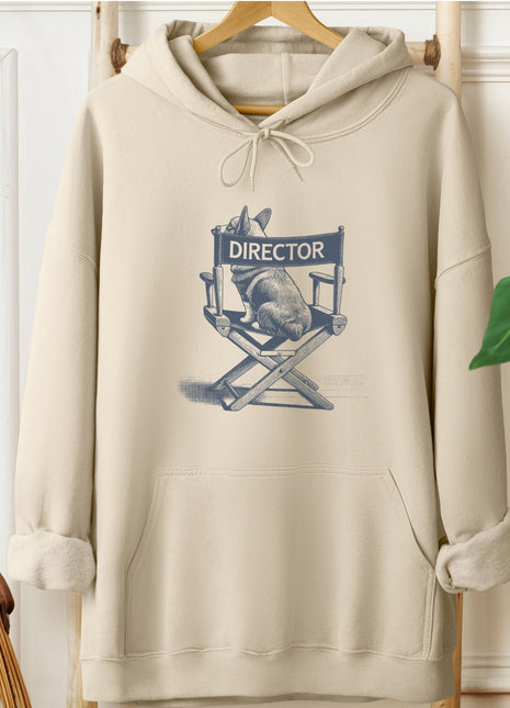 Corgi Director's Chair Hoodie