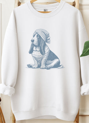 Basset Hound Spa Bath Sweatshirt
