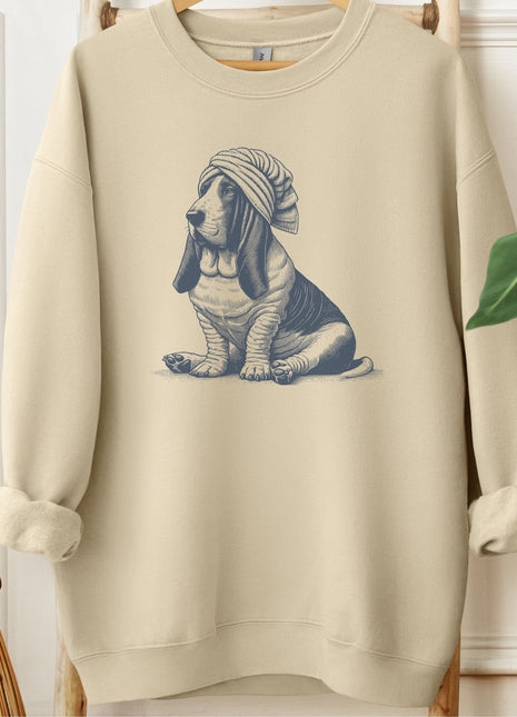 Basset Hound Spa Bath Sweatshirt