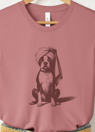 Boston Terrier Spa Bath T-Shirt